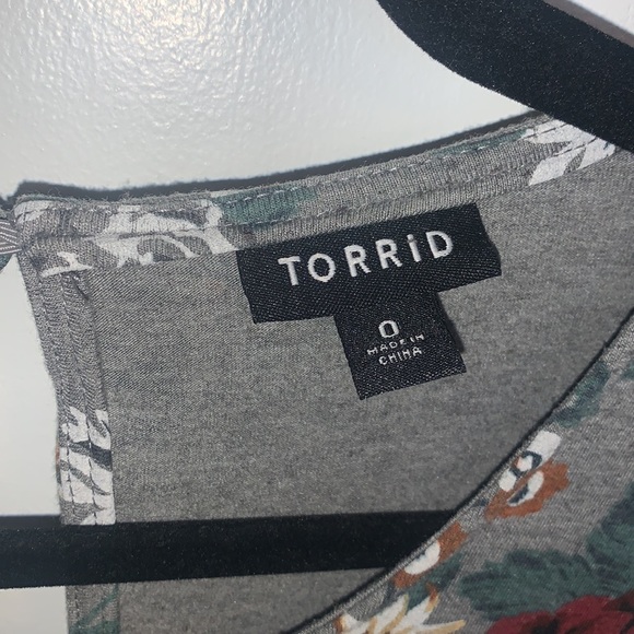 Torrid floral trapeze dress - Picture 5 of 7